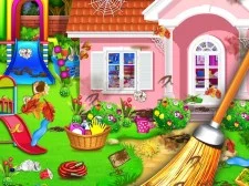 Sweet Home Cleaning : Princess House Cleanup Game